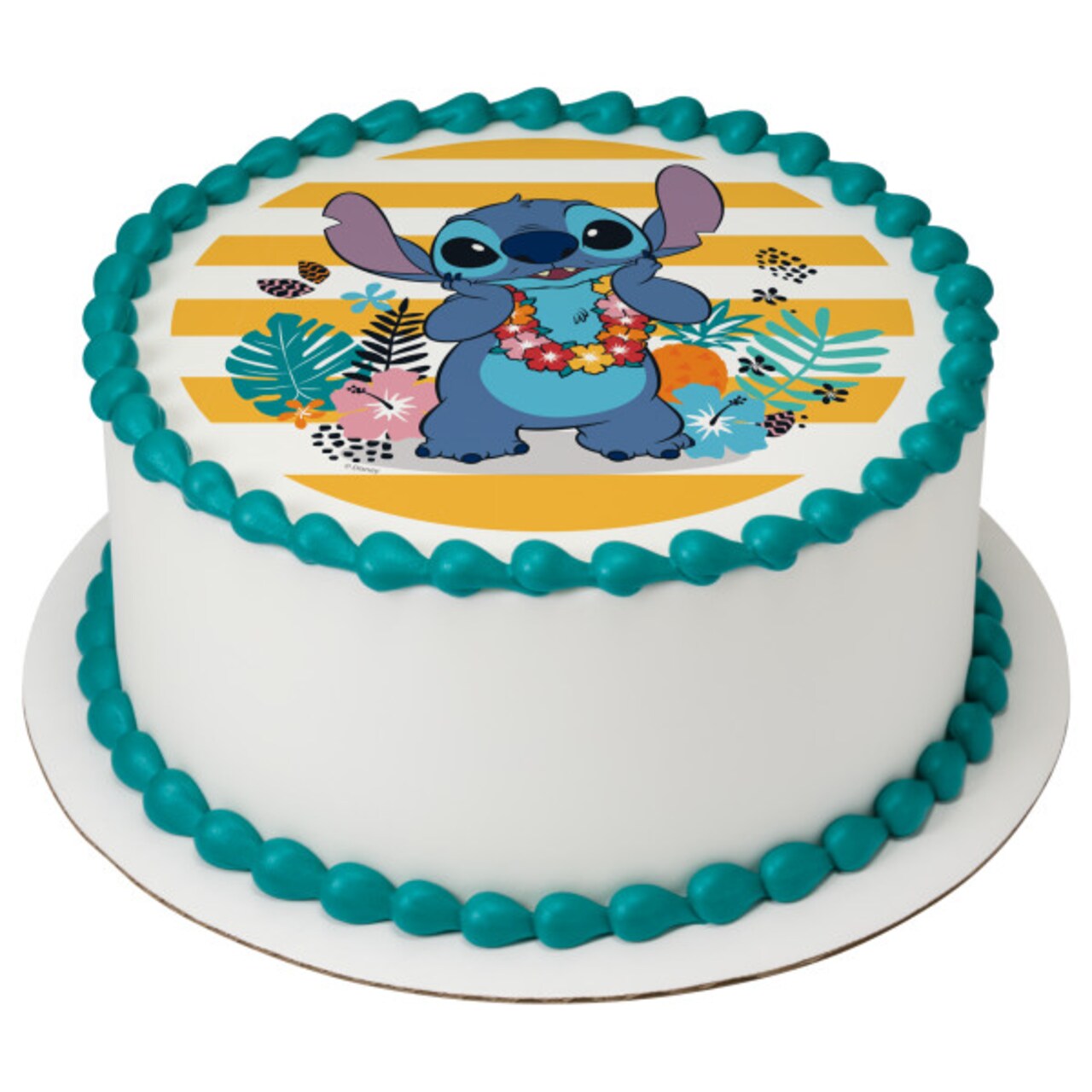Disney Lilo and Stitch - Stitch Edible Cake Topper Image - 7.5" Round